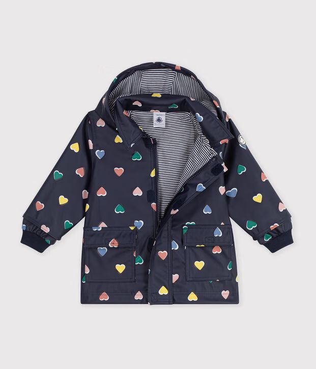 FW26 - A0GVR 01 NAVY MULTI BABY FALL WINTER 2026 HEARTS OUTERWEAR