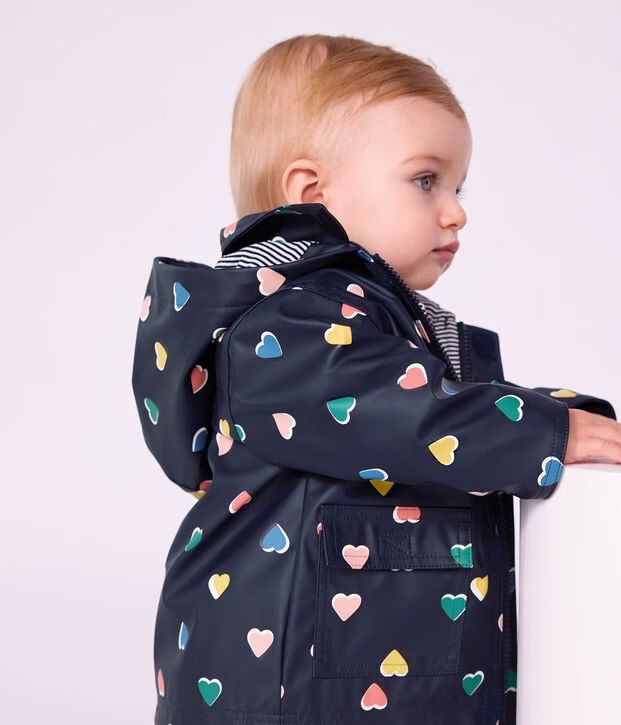 FW26 - A0GVR 01 NAVY MULTI BABY FALL WINTER 2026 HEARTS OUTERWEAR
