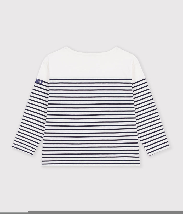 FW26 - A0GVT 01 WHITE NAVY FALL WINTER 2026 GIRL STRIPES TOPS