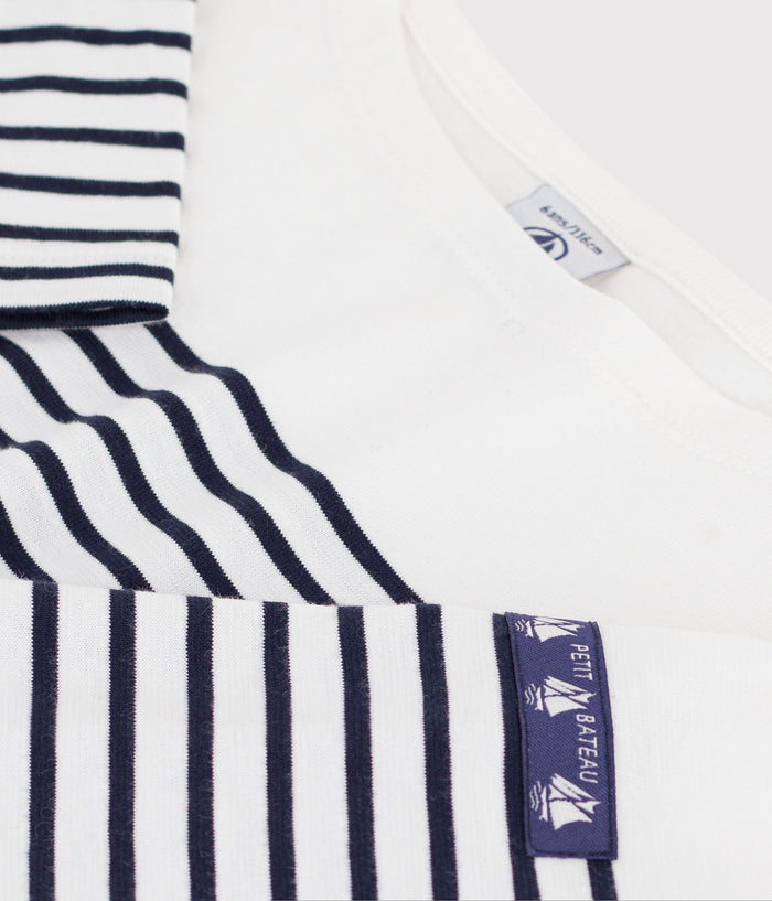 FW26 - A0GVT 01 WHITE NAVY FALL WINTER 2026 GIRL STRIPES TOPS