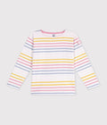FW26 - A0GVU 01 WHITE MULTI FALL WINTER 2026 GIRL STRIPES TOPS