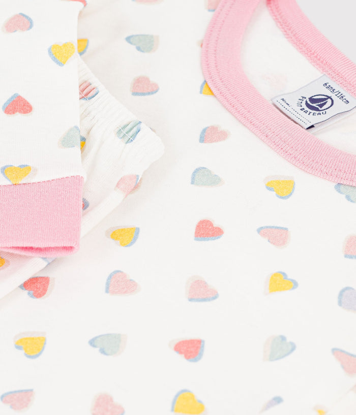 FW26 - A0GWH HR 03 HEARTS FALL WINTER 2026 GIRL HEARTS NEW ARRIVAL PAJAMAS