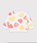 FW26 - A0GWM WH 05 WHITE HEARTS BABY FALL WINTER 2026 HEARTS NEW ARRIVAL TOPS