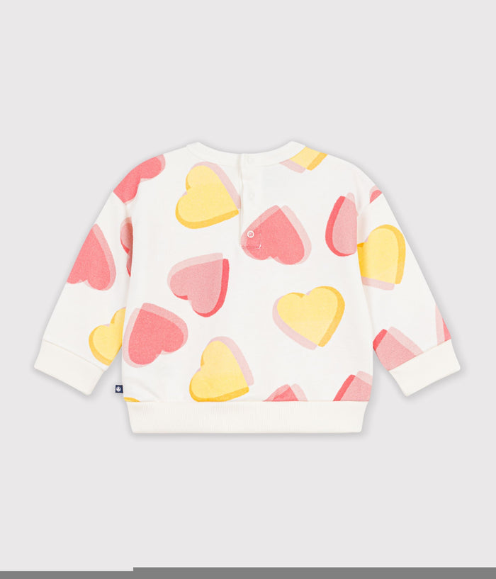 FW26 - A0GWM WH 05 WHITE HEARTS BABY FALL WINTER 2026 HEARTS NEW ARRIVAL TOPS