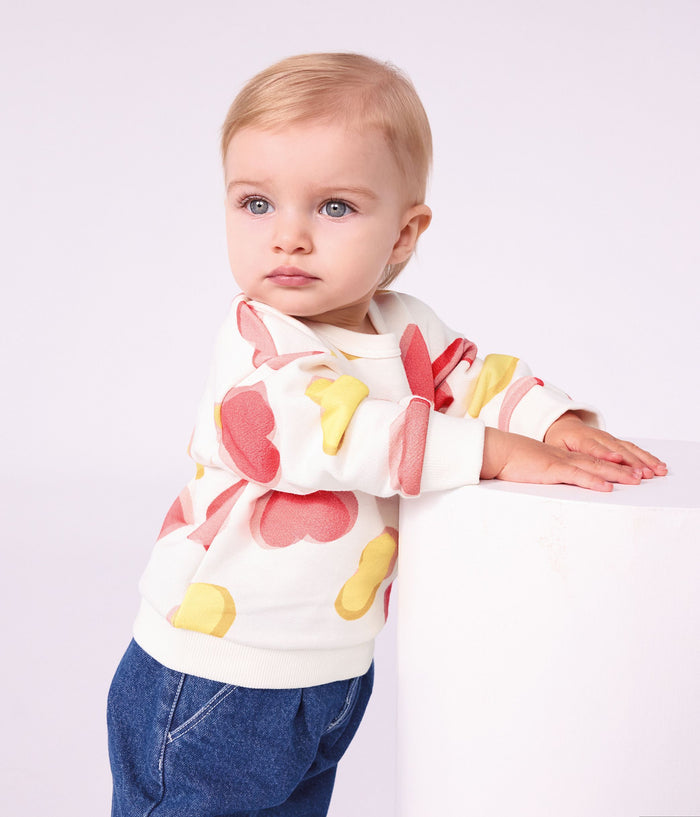 FW26 - A0GWM WH 05 WHITE HEARTS BABY FALL WINTER 2026 HEARTS NEW ARRIVAL TOPS