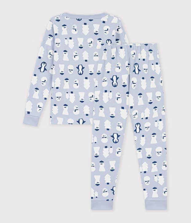 FW26 - A0GWS SN 01 BLUE SNOWMAN BOY FALL WINTER 2026 NEW ARRIVAL PAJAMAS