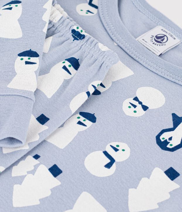 FW26 - A0GWS SN 01 BLUE SNOWMAN BOY FALL WINTER 2026 NEW ARRIVAL PAJAMAS