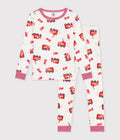 FW26 - A0GWY 01 WHITE MULTI BOY FALL WINTER 2026 NEW ARRIVAL PAJAMAS