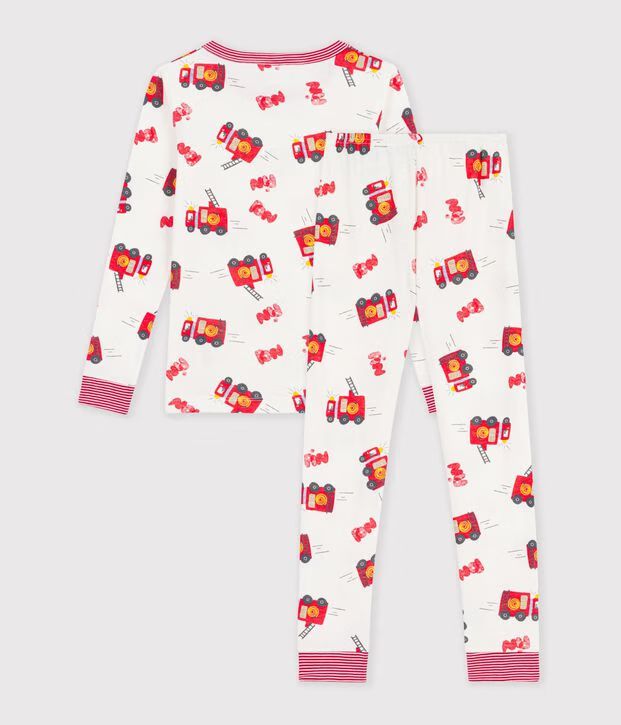 FW26 - A0GWY 01 WHITE MULTI BOY FALL WINTER 2026 NEW ARRIVAL PAJAMAS