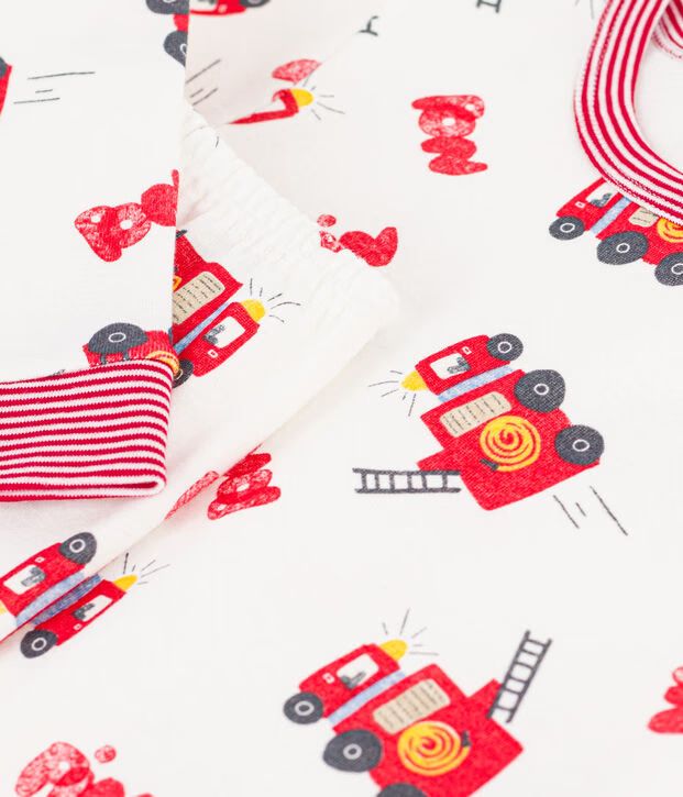FW26 - A0GWY 01 WHITE MULTI BOY FALL WINTER 2026 NEW ARRIVAL PAJAMAS