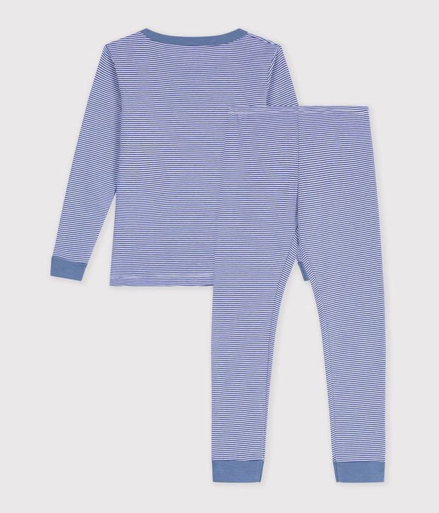 FW26 - A0GX1 01 BLUE WHITE BOY FALL WINTER 2026 NEW ARRIVAL PAJAMAS STRIPES