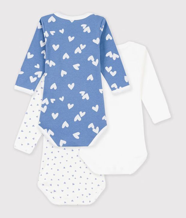 FW26 - A0GZ1 00 WHITE BLUE BODYSUITS FALL WINTER 2026 GIFTS HEARTS NEW ARRIVAL