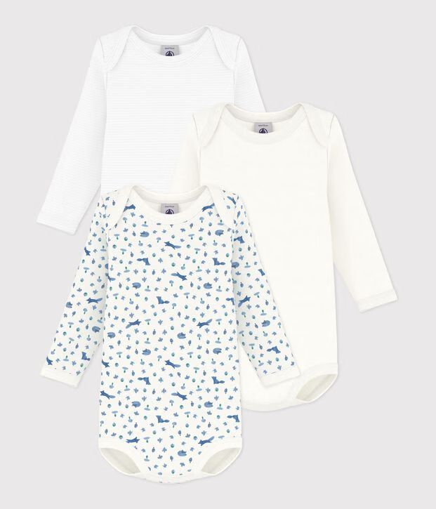 FW26 - A0H07 00 BLUE MULTI BABY BODYSUITS FALL WINTER 2026 NEWBORN STRIPES