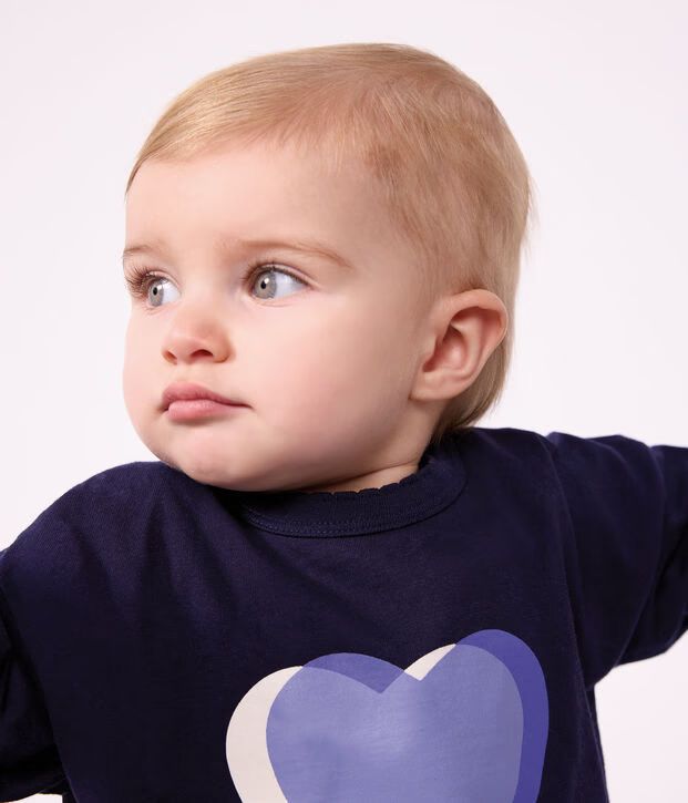 FW26 - A0H0K NV 02 NAVY BABY FALL WINTER 2026 HEARTS TOPS