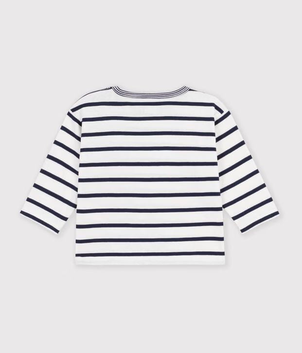 FW26 - A0H0X 01 WHITE NAVY BABY FALL WINTER 2026 STRIPES TOPS