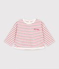 FW26 - A0H12 01 PINK CREAM BABY FALL WINTER 2026 STRIPES TOPS