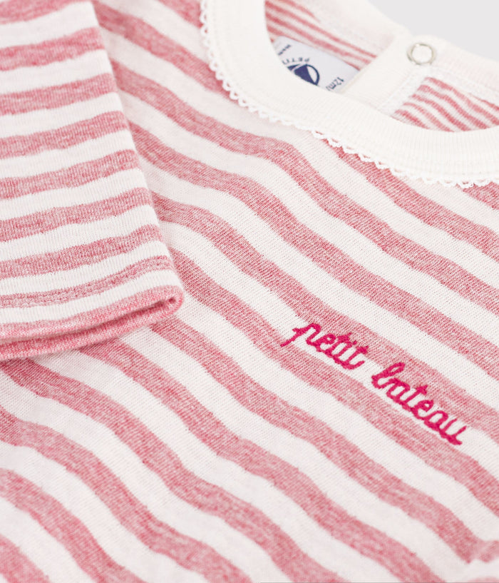 FW26 - A0H12 01 PINK CREAM BABY FALL WINTER 2026 STRIPES TOPS