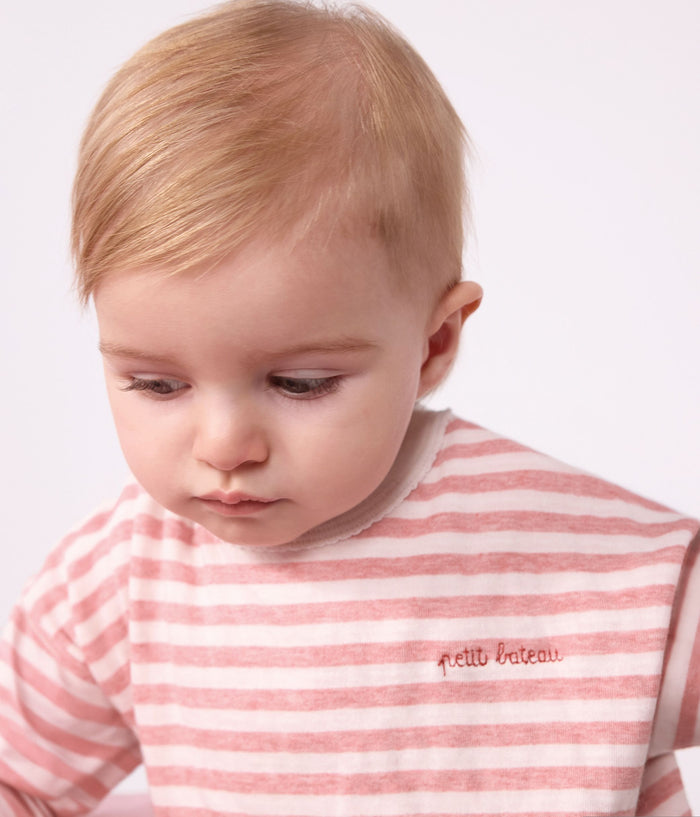 FW26 - A0H12 01 PINK CREAM BABY FALL WINTER 2026 STRIPES TOPS