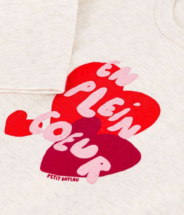 FW26 - A0H17 01 OATMEAL FALL WINTER 2026 HEARTS TOPS