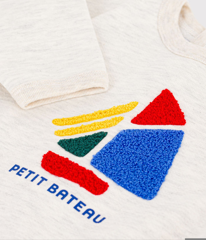 FW26 - A0HDE 01 OATMEAL BABY FALL WINTER 2026 SAILOR TOPS