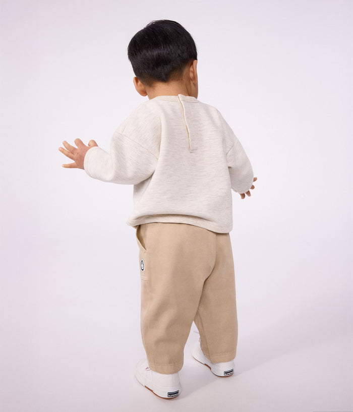 FW26 - A0HDE 01 OATMEAL BABY FALL WINTER 2026 SAILOR TOPS