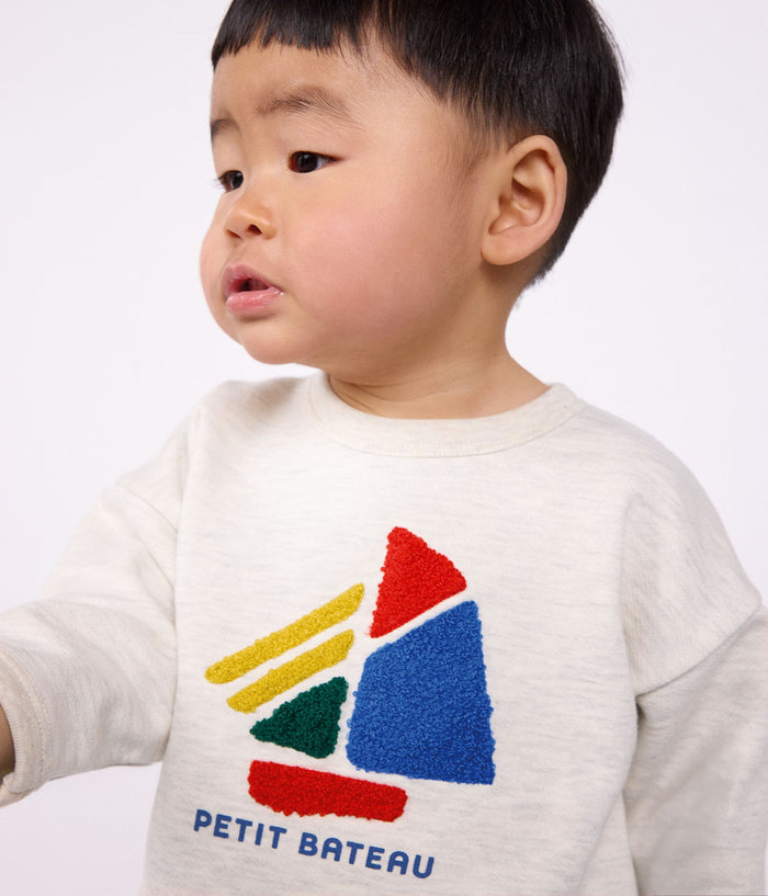 FW26 - A0HDE 01 OATMEAL BABY FALL WINTER 2026 SAILOR TOPS