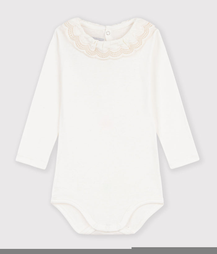 FW26 - A0HE2 01 WHITE BABY BODYSUITS NEW ARRIVAL