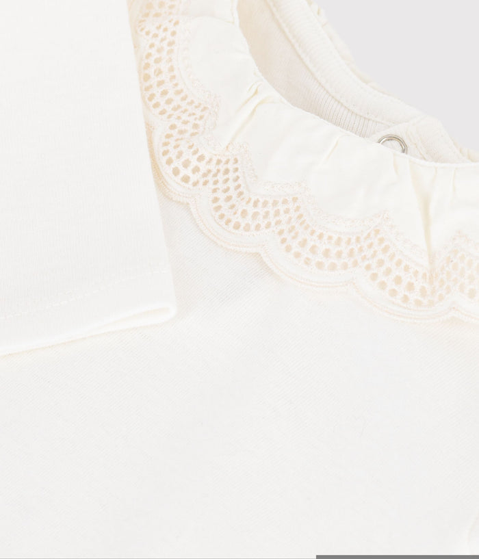 FW26 - A0HE2 01 WHITE BABY BODYSUITS NEW ARRIVAL