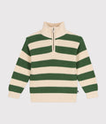FW26- A0AW3 01 GREEN CREAM BOY FALL WINTER 2026 OUTERWEAR STRIPES TOPS