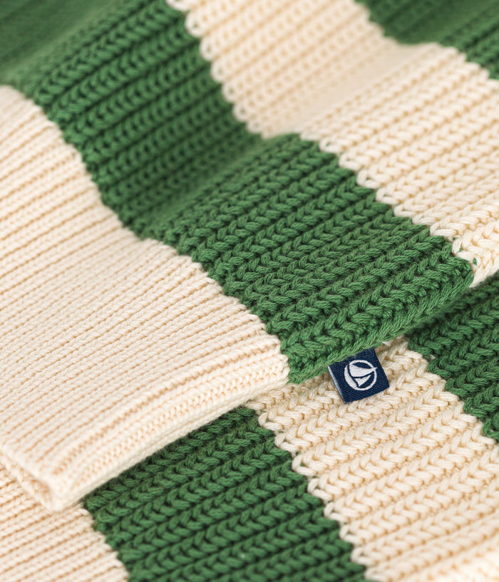 FW26- A0AW3 01 GREEN CREAM BOY FALL WINTER 2026 OUTERWEAR STRIPES TOPS