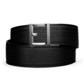 Kore Essentials Ratcheting Black Tactical Nylon Web Garrison Range Gun Belt with a G2 Nickel Buckle 1.75"
