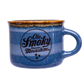 GLAZED MINI MUG - BLUE/BROWN