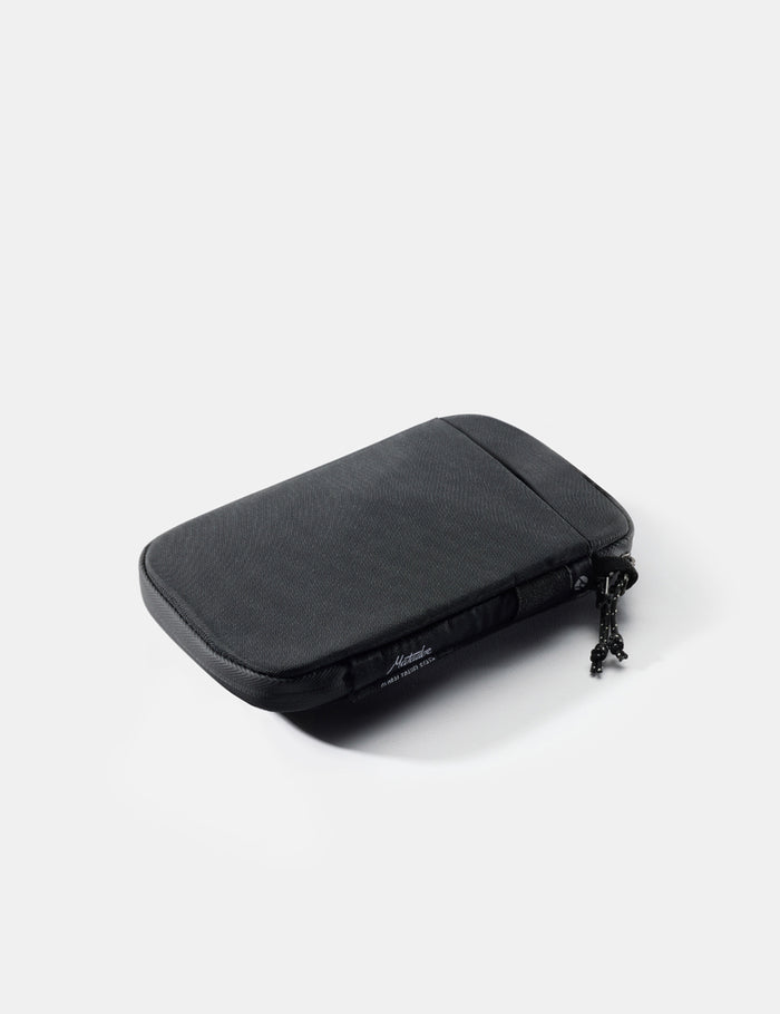 back view of travel wallet