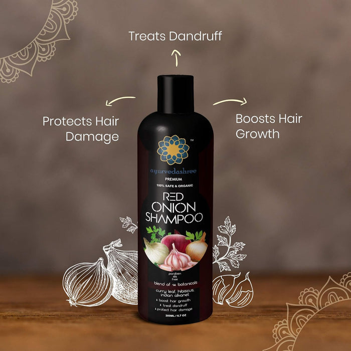 Glow by Sudais Red Onion Anti Hair Fall Shampoo 200ml