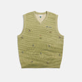 Golf Players Knit Vest - Mossy Green