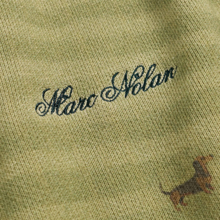 Golf Players Knit Vest - Mossy Green