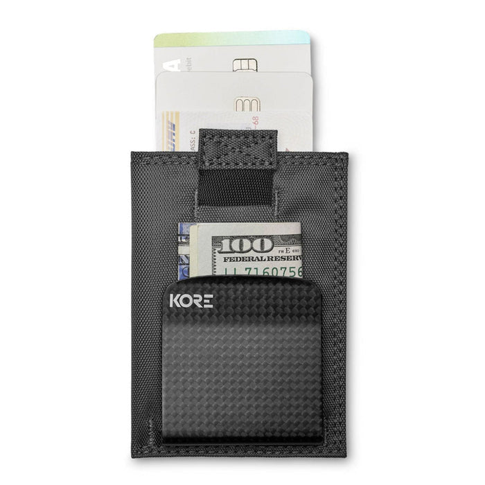 Kore Essentials-GRAY TACTICAL SLIM WALLET & CARBON FIBER MONEY CLIP-Wallets