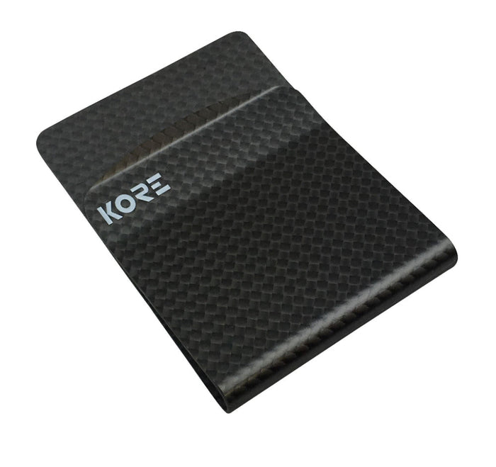 Kore Essentials-GRAY TACTICAL SLIM WALLET & CARBON FIBER MONEY CLIP-Wallets