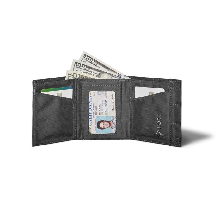 Kore Essentials-GRAY TACTICAL TRIFOLD WALLET-Wallets