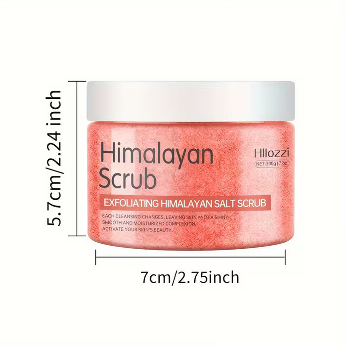 Hllozzi Exfoliating Himalayan Salt Body Scrub (200g) – Deep Cleansing, Smoothing & Moisturizing Body Scrub