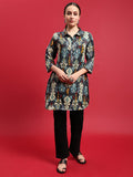 Indiessence (Buy 2 @ 499) Women Polyester Multicolor Aztec Print Kurti.