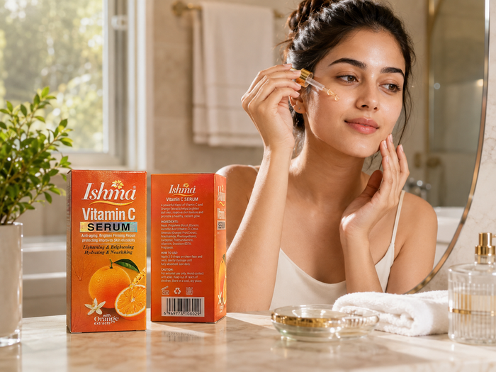 Ishma Vitamin C Serum – Orange Extracts | Brightening & Hydrating