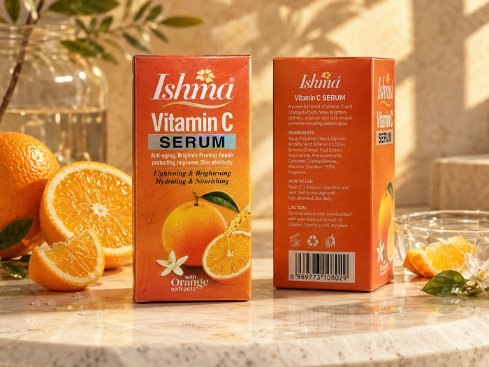 Ishma Vitamin C Serum – Orange Extracts | Brightening & Hydrating