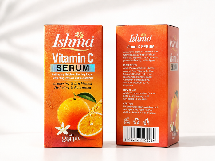 Ishma Vitamin C Serum – Orange Extracts | Brightening & Hydrating