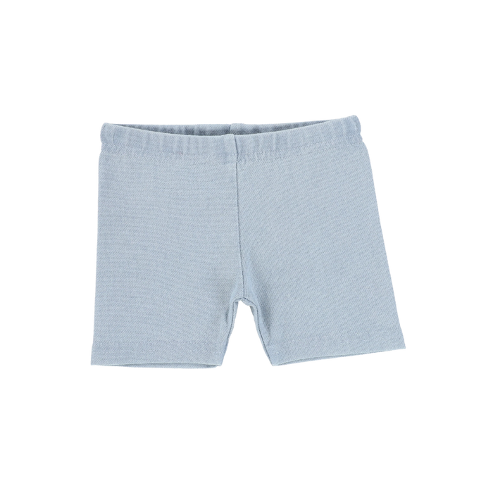 Jean Biker Shorts - Chambray
