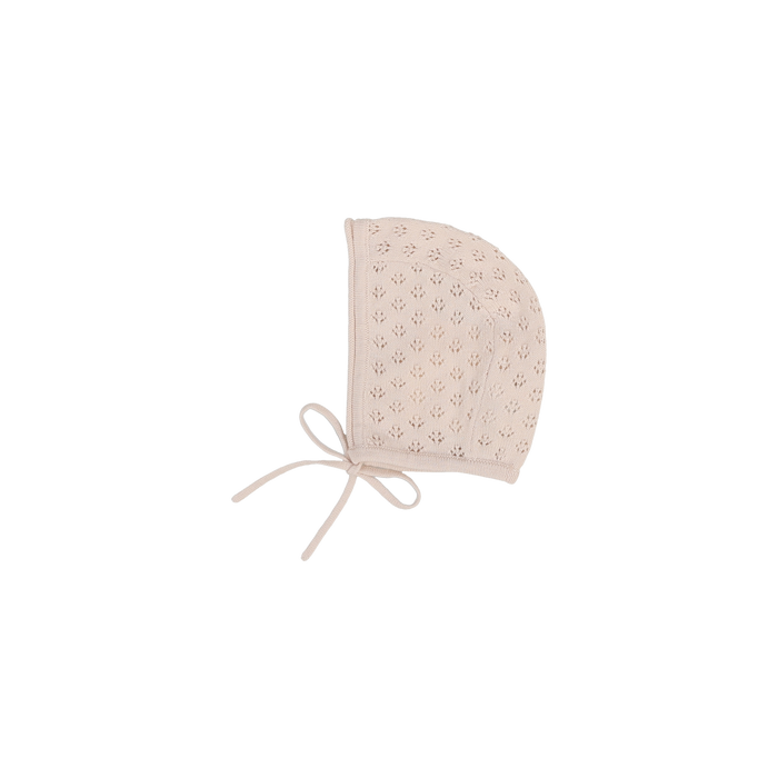 Knit Pointelle Bonnet