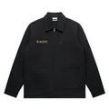 Kore Essentials Black Chore Utilitarian Work Jacket