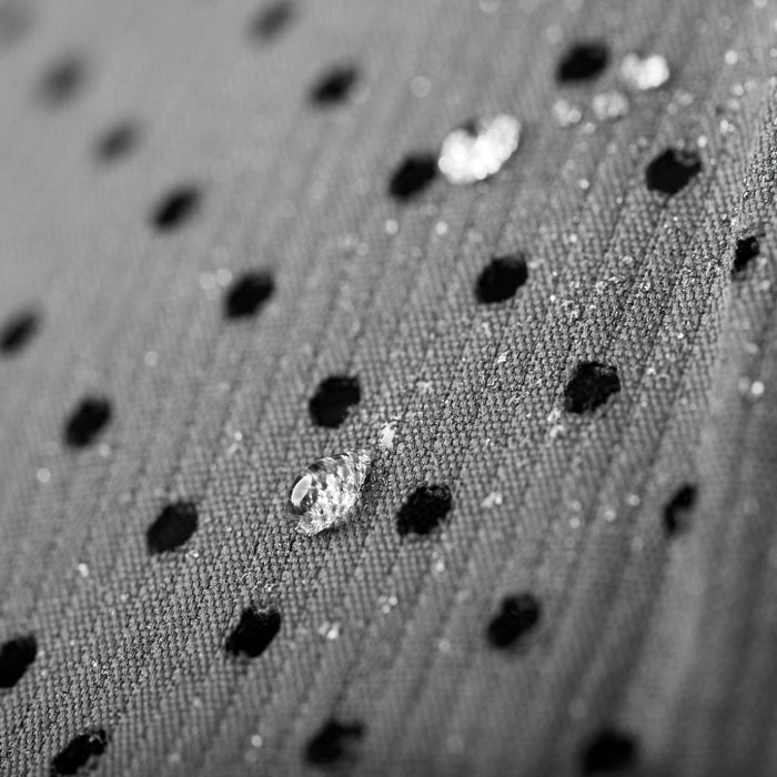 Closeup Shot of Grey Kore Essentials Water Repellent Crew Hat Showcasing Water Repellent Feature
