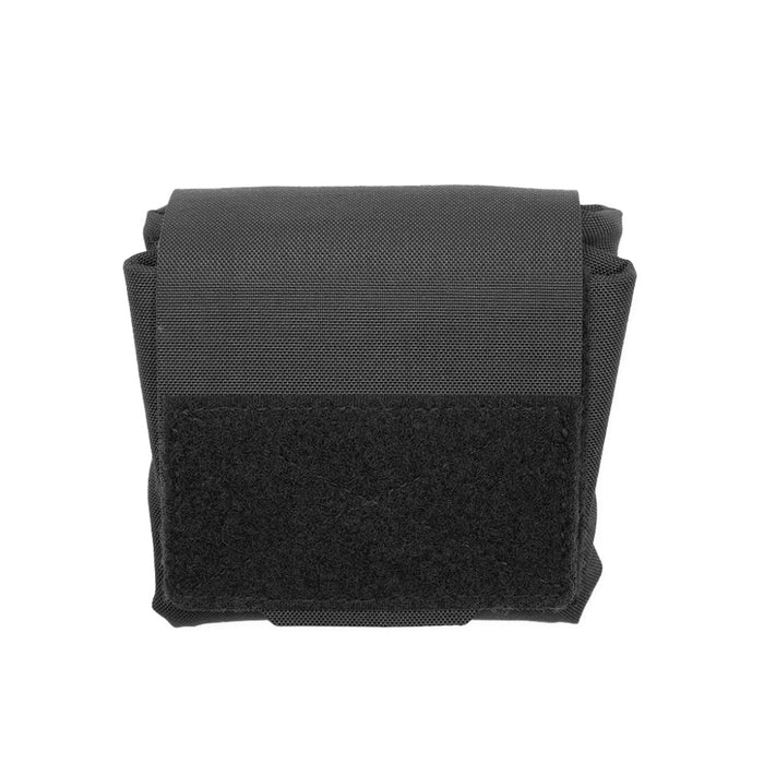 Black Kore Essentials Dump Pouch Fully Closed from the Front