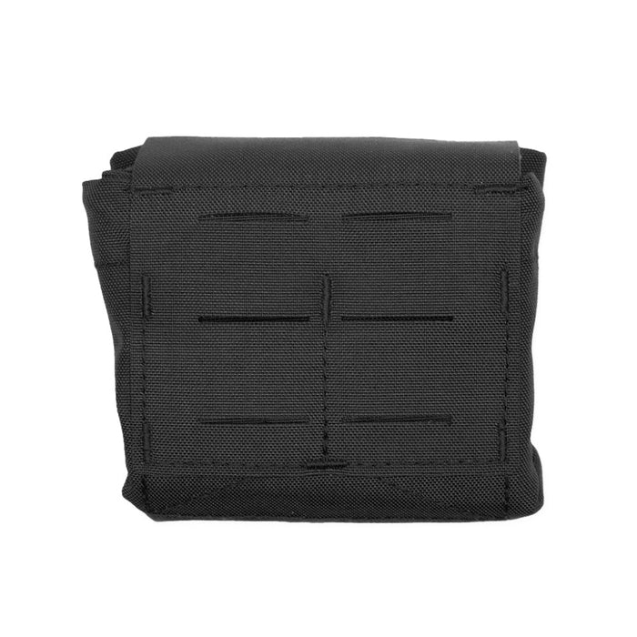 Black Kore Essentials Dump Pouch Fully Closed from the Back